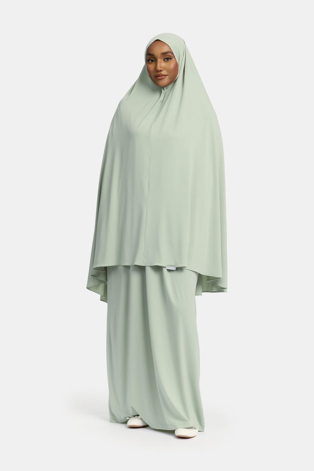 Jersey abaya set Minty - Afbeelding 2