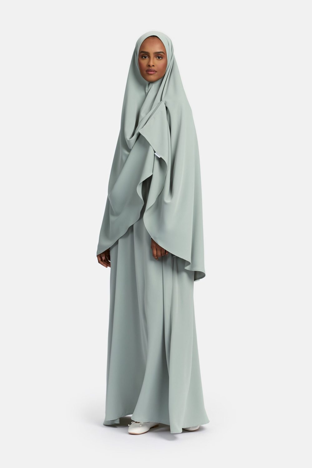 Magnet abaya and khimar set Sea - Afbeelding 3