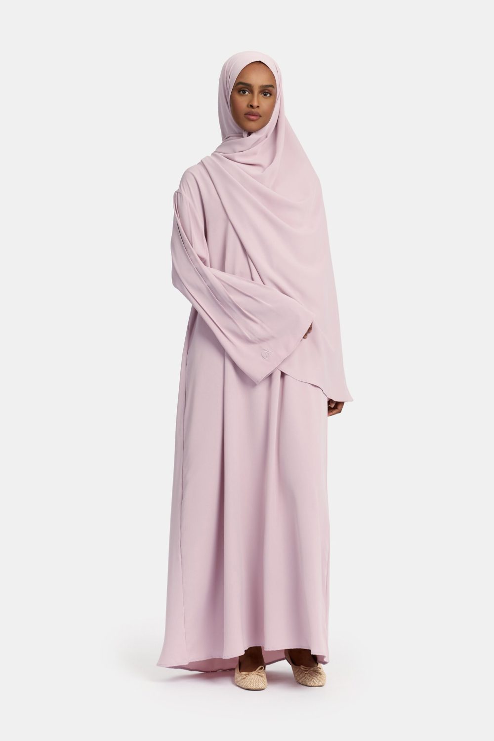 Finesse abaya Soft Purple - Afbeelding 3