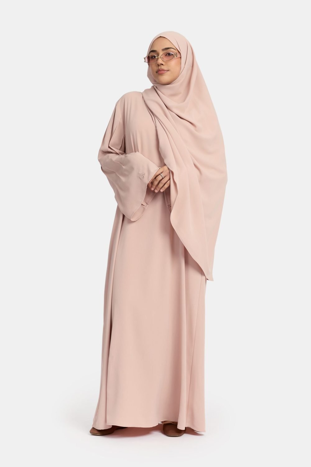 Finesse abaya Ivory Rose