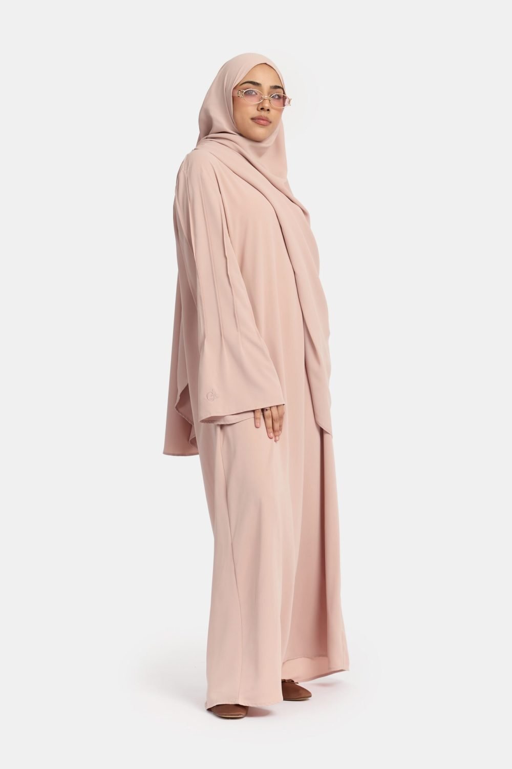 Finesse abaya Ivory Rose - Afbeelding 3