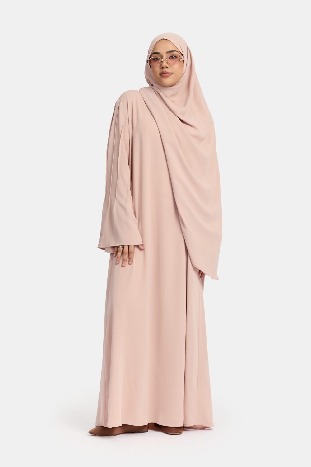 Finesse abaya Ivory Rose - Afbeelding 2
