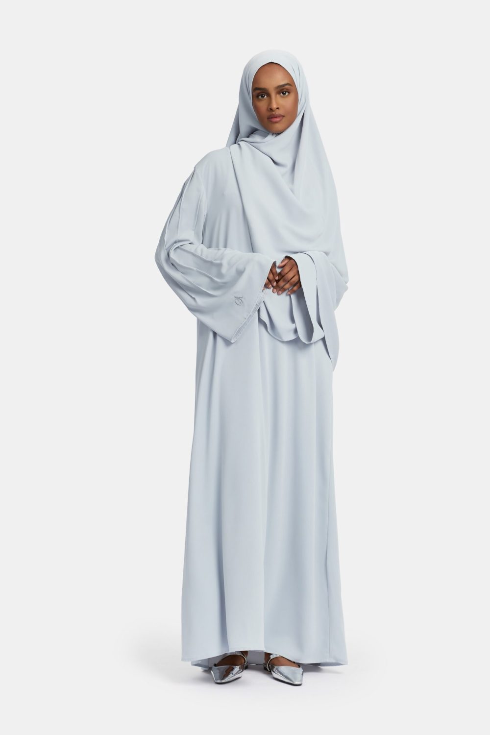 Finesse abaya Ice Blue - Afbeelding 3