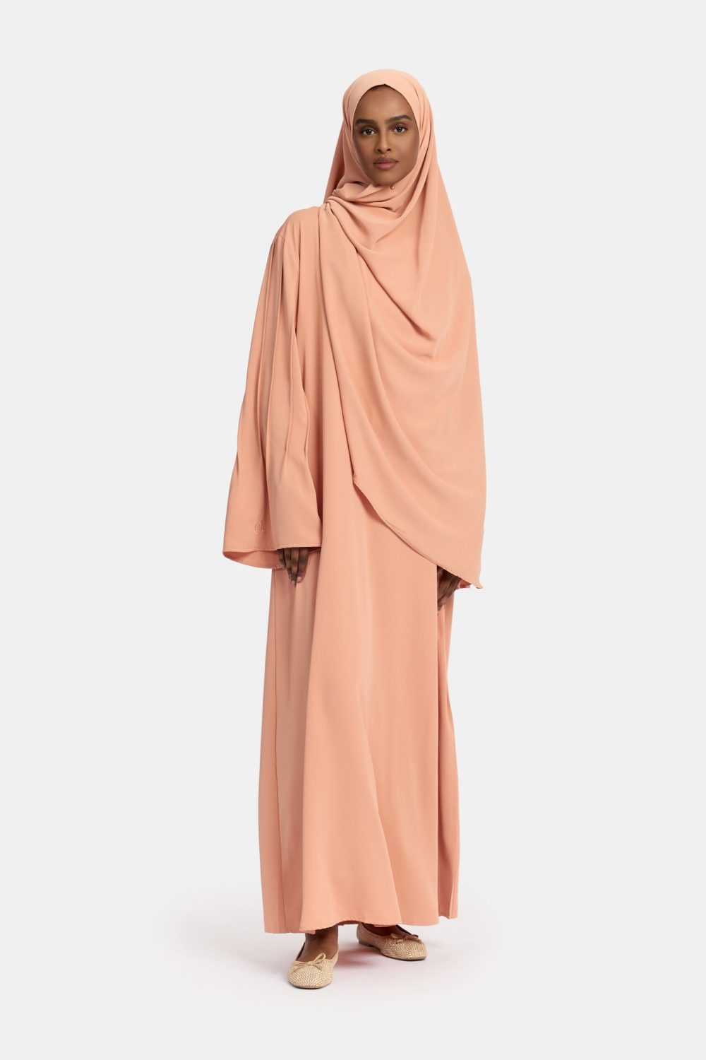 Finesse abaya Dusty Orange - Afbeelding 2