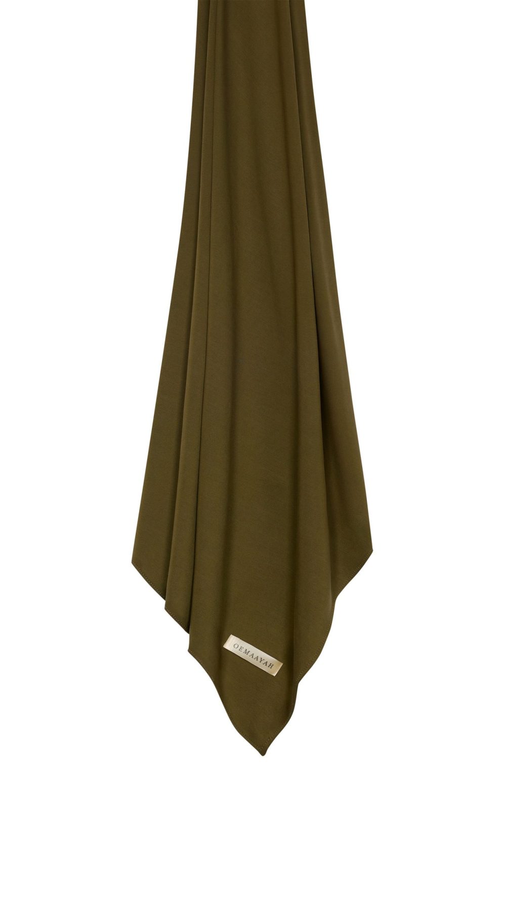 Breathable jersey scarf Khaki