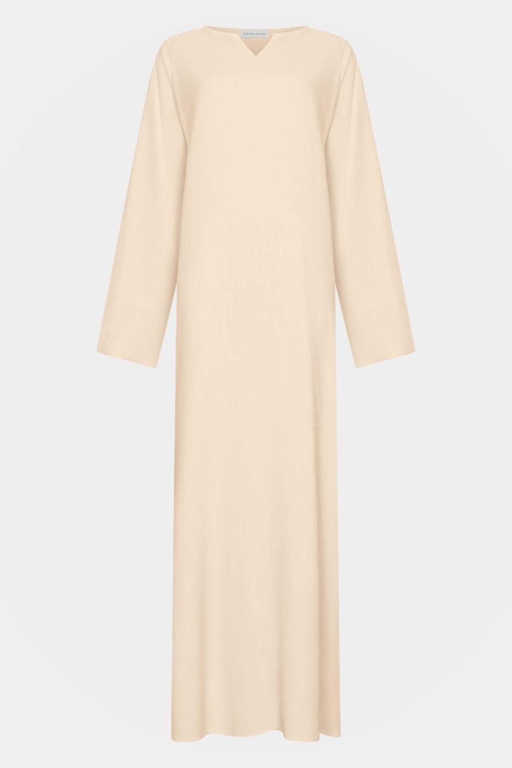 Linen abaya Beige