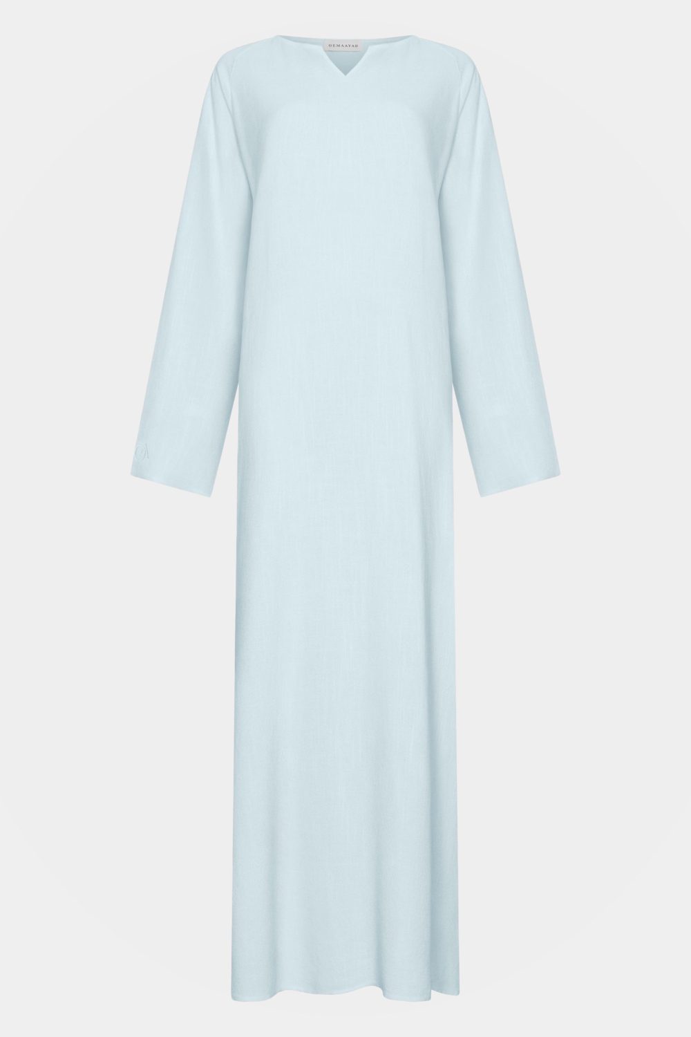 Linen abaya Blue