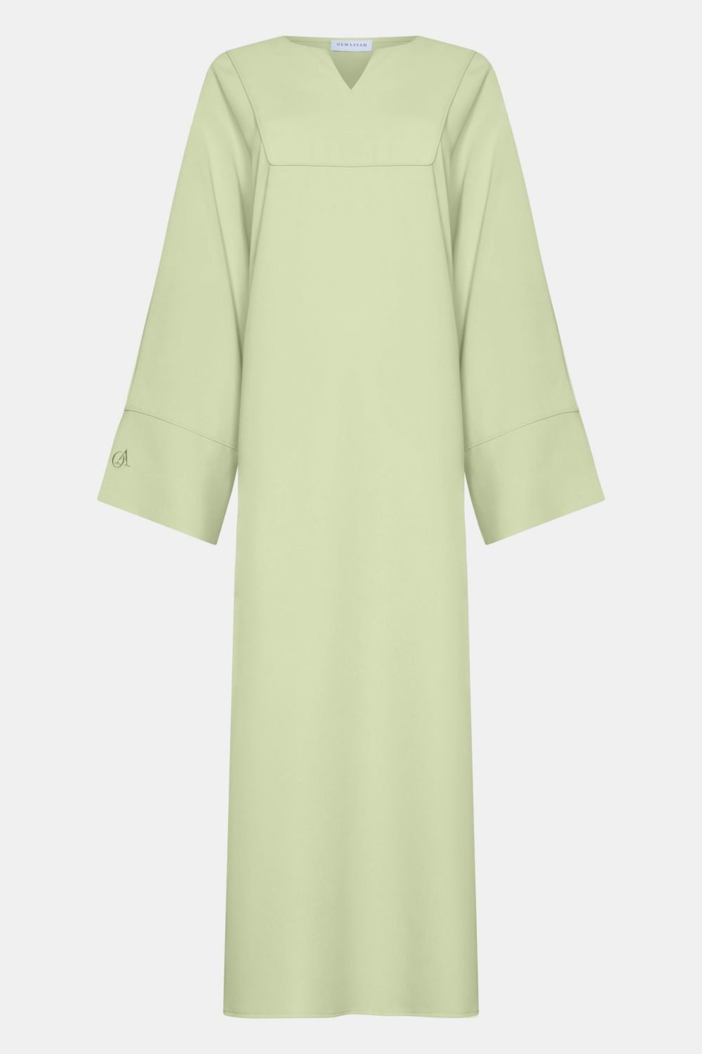 Farasha Éclat abaya Pastel Green - Afbeelding 3