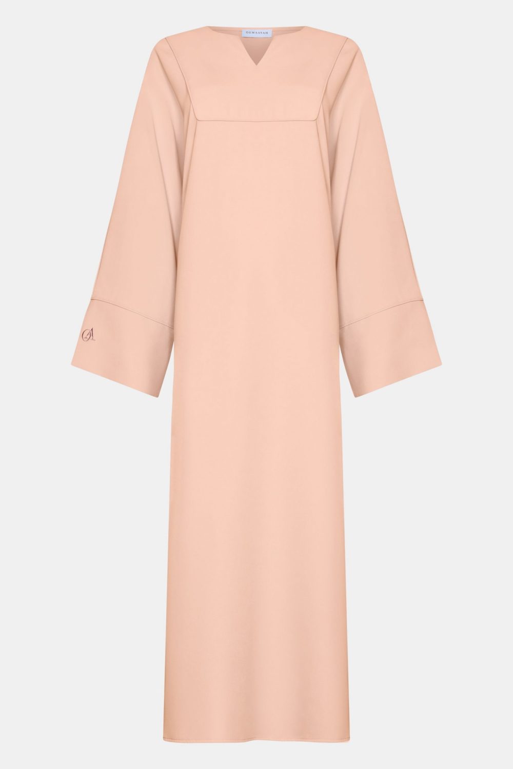 Farasha Éclat abaya Soft Peach - Afbeelding 4