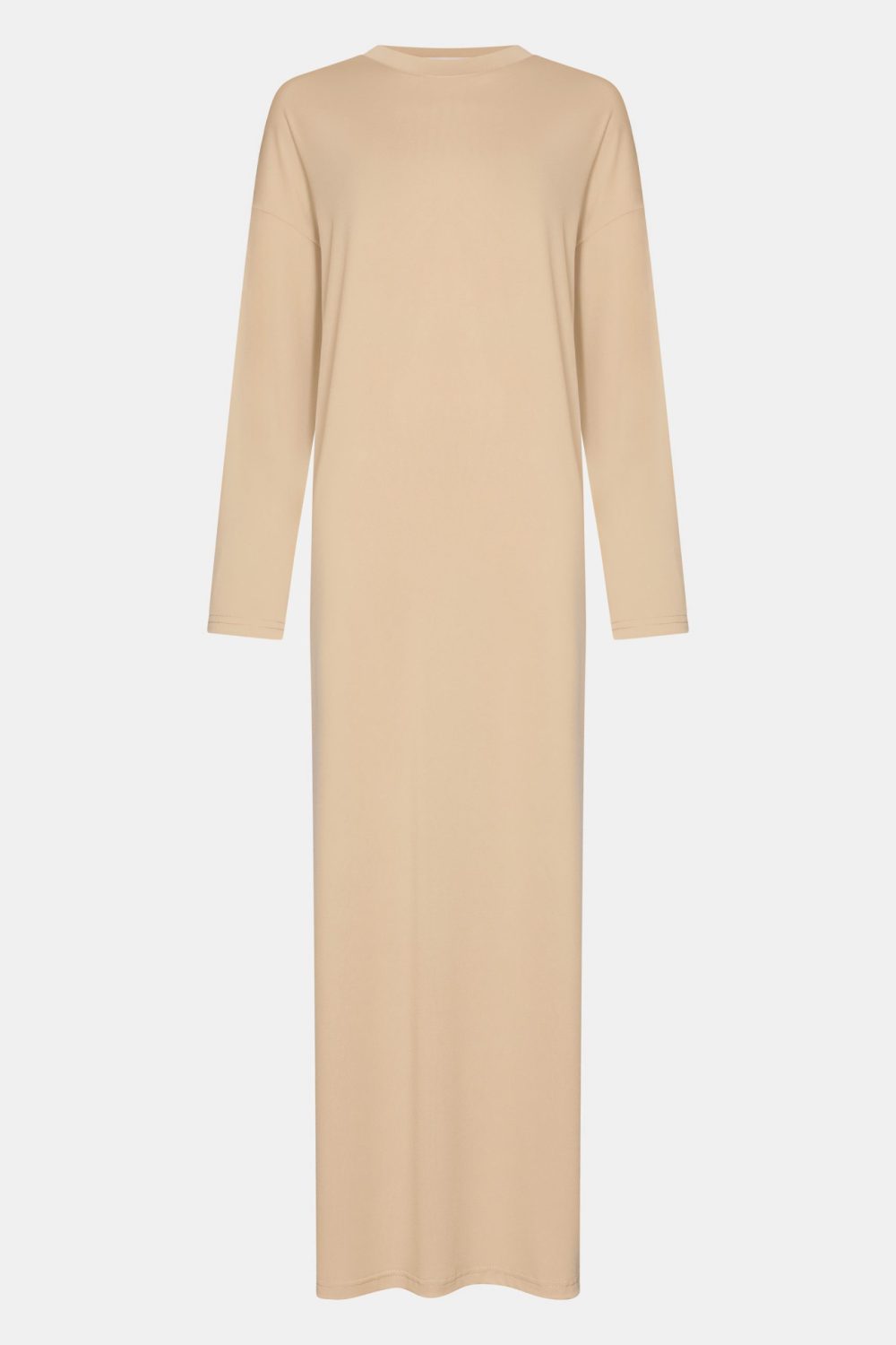 Jersey abaya set Latte - Afbeelding 4