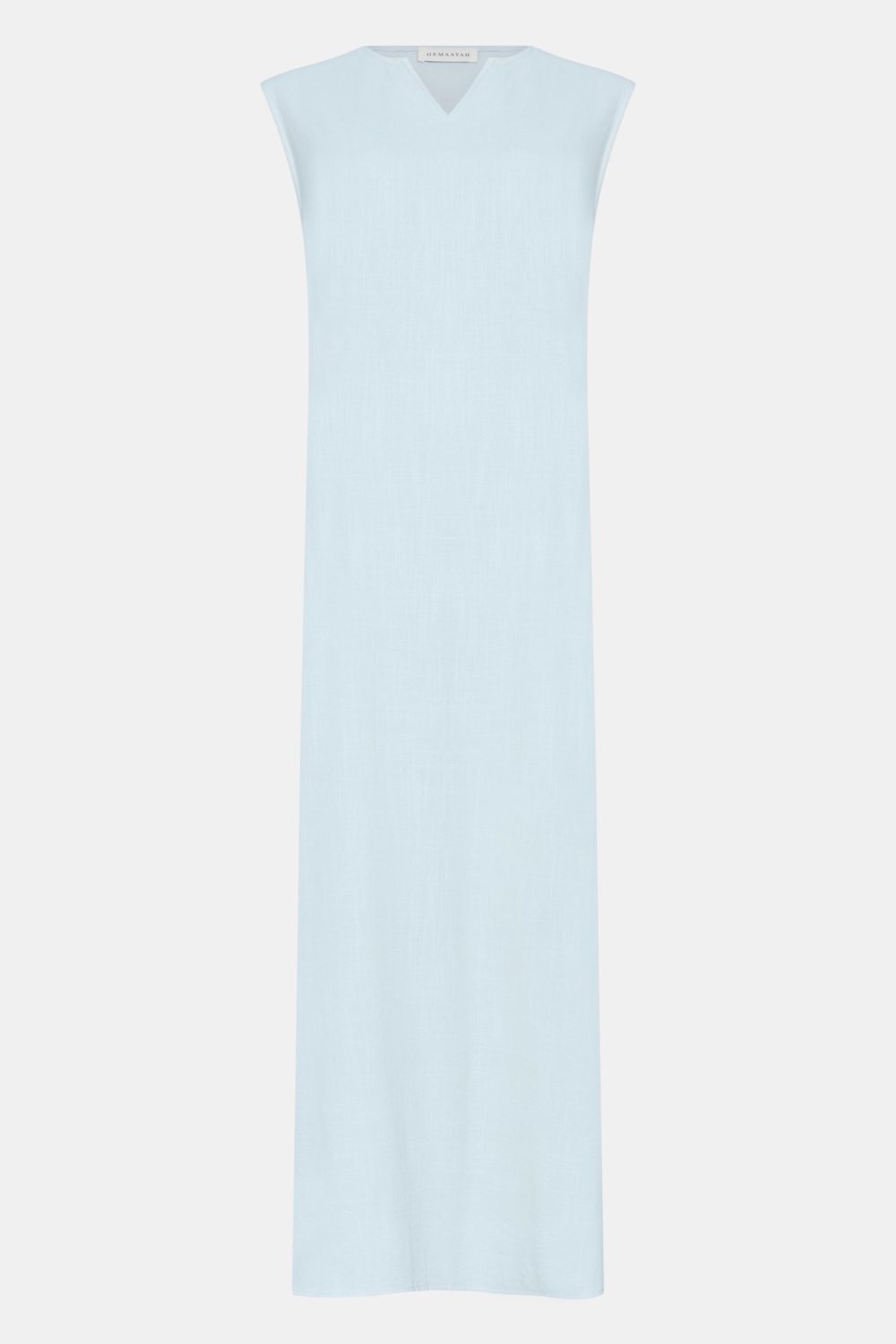 Linen kimono and abaya set Light Blue - Afbeelding 4