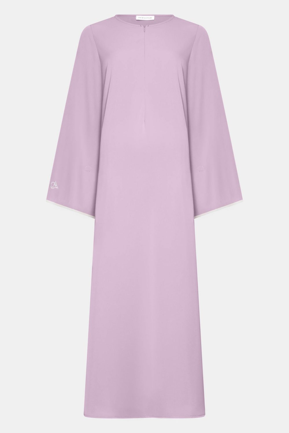 Magnet abaya and khimar set Orchid/White - Afbeelding 3