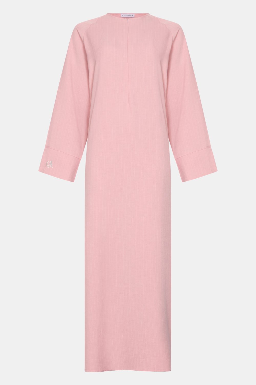 Pinstripe abaya Pink - Afbeelding 3