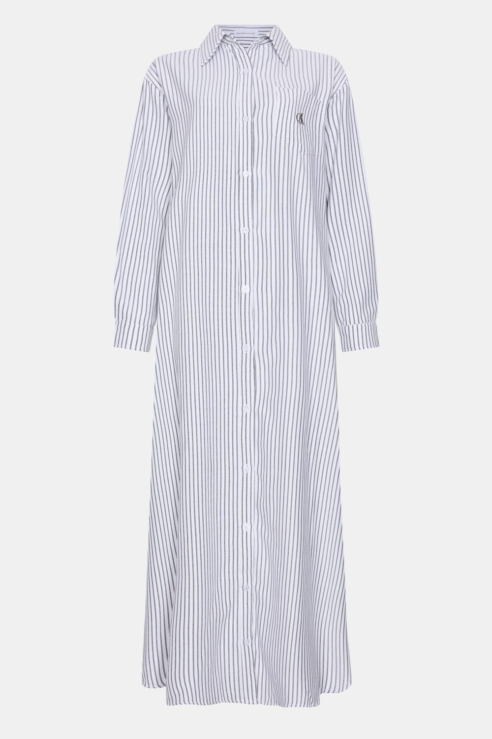 Pinstripe Blouse Black - Afbeelding 3