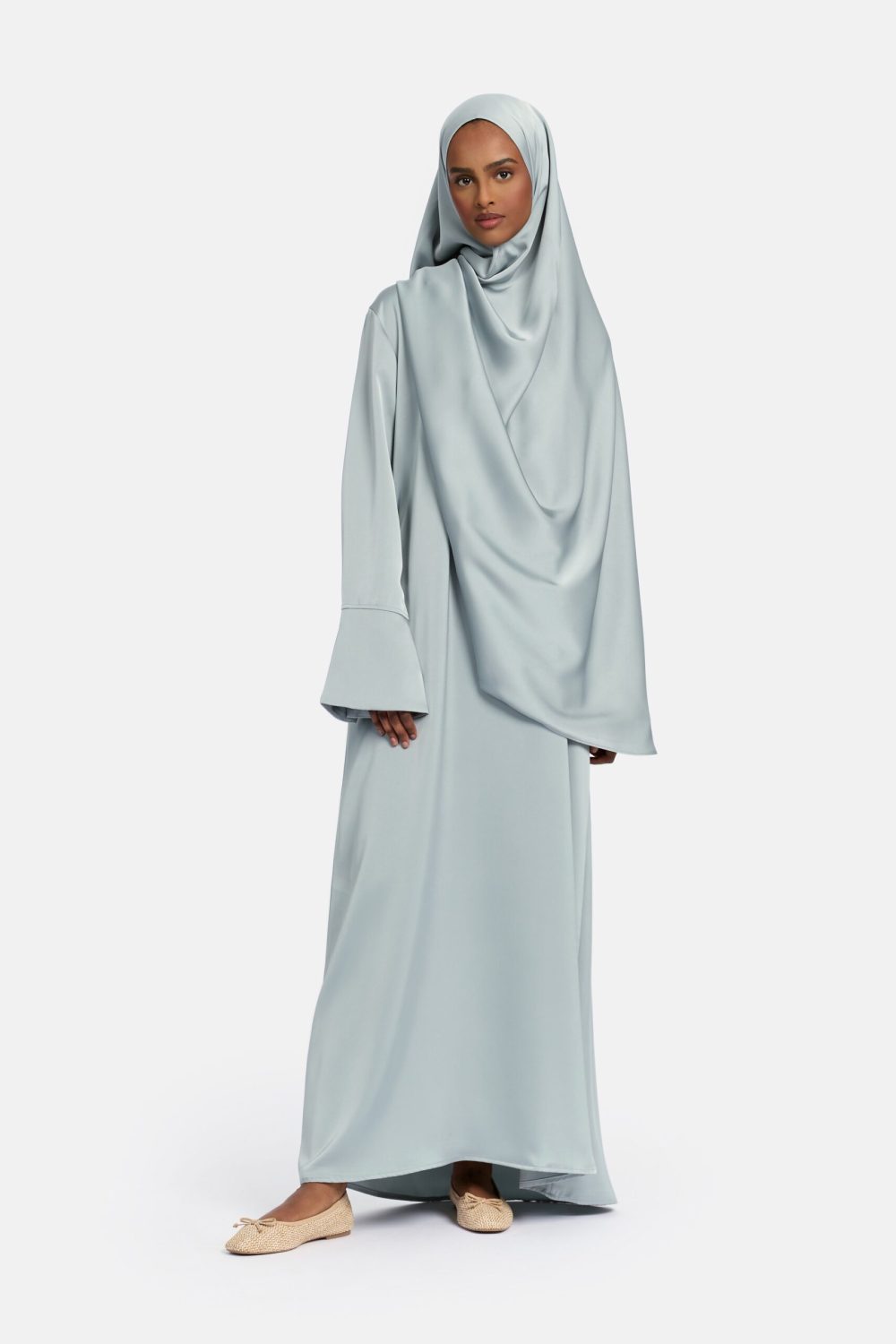 Simplicity abaya Silk Sea