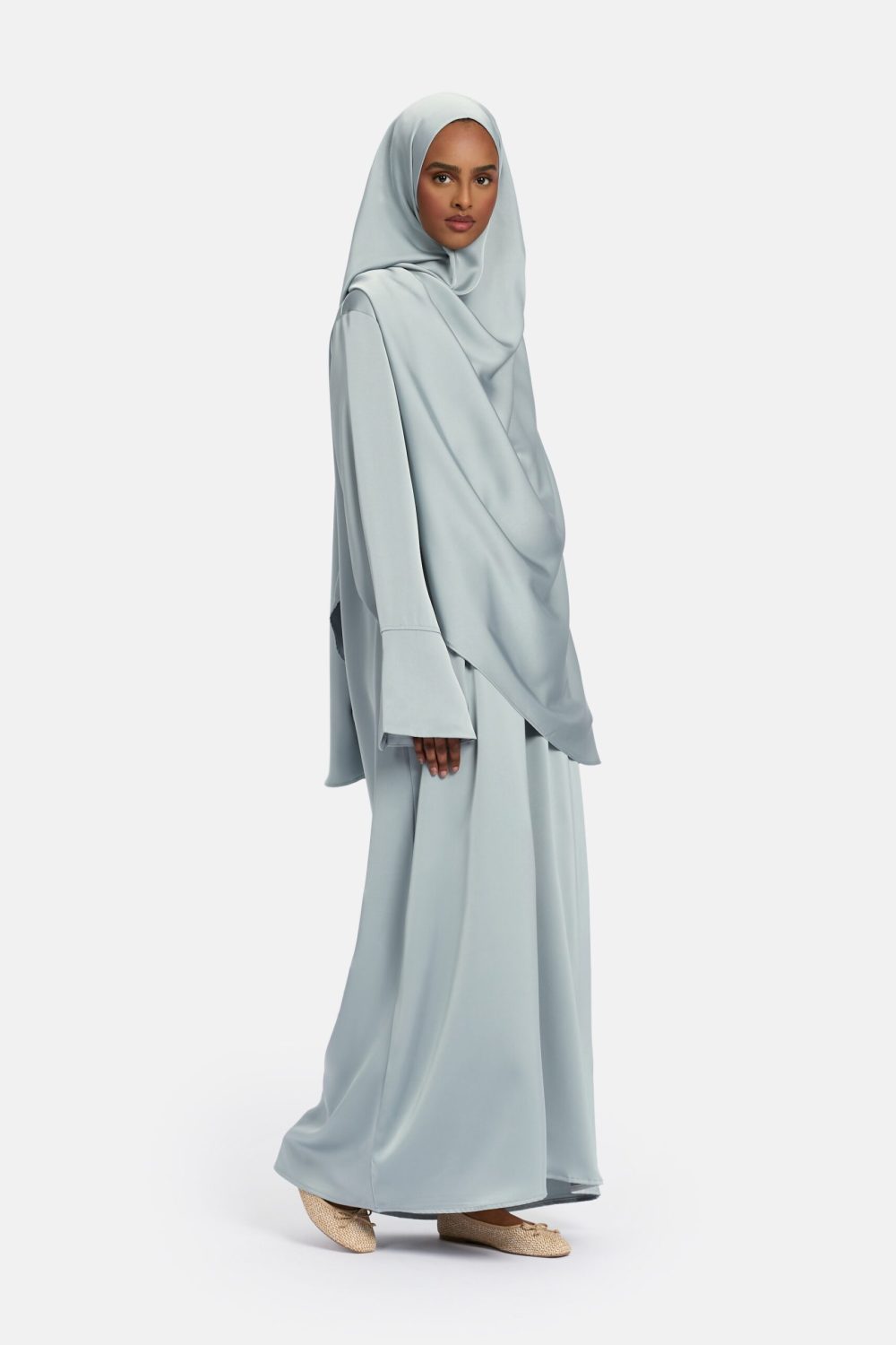 Simplicity abaya Silk Sea - Afbeelding 2