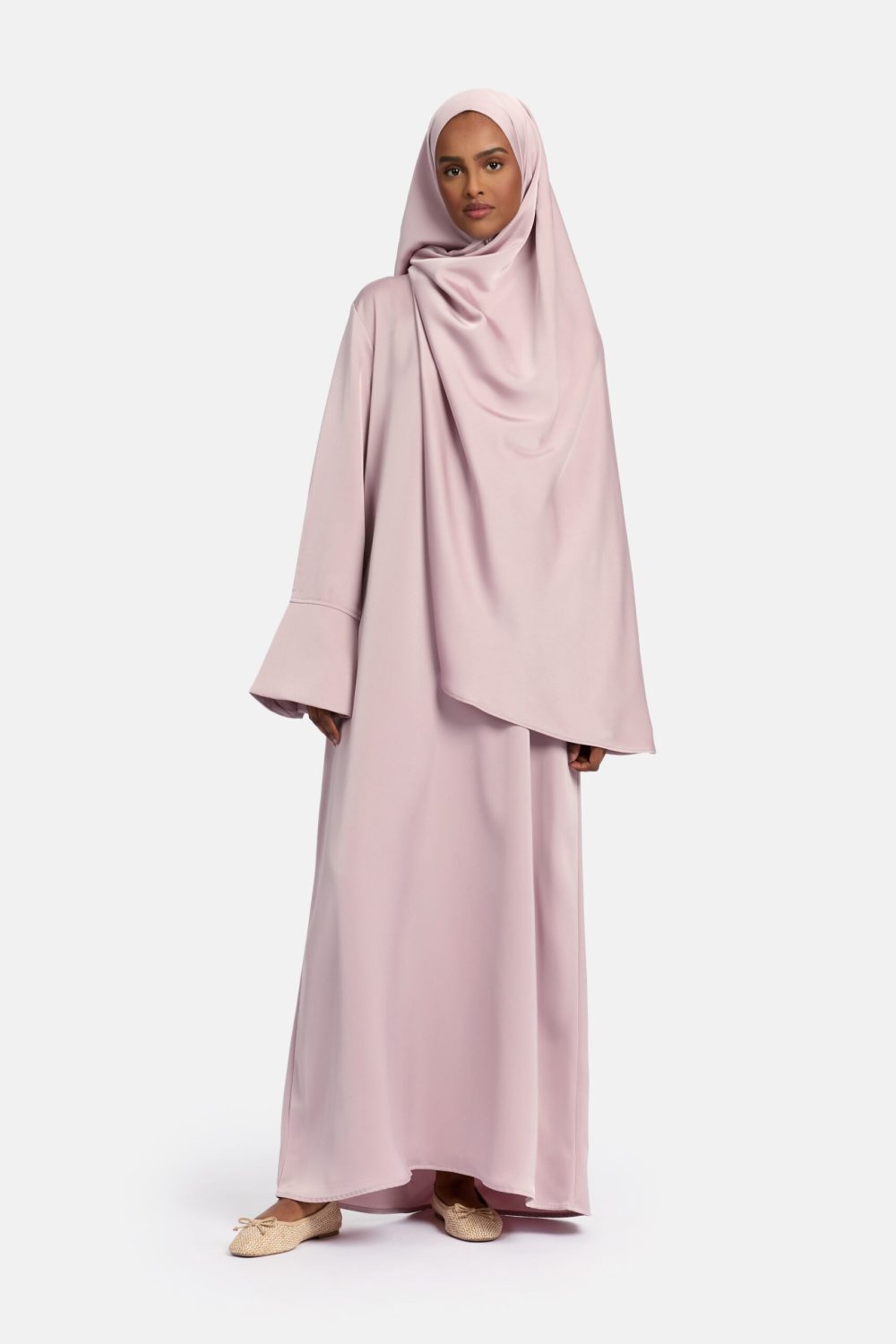 Simplicity abaya Silk Purple