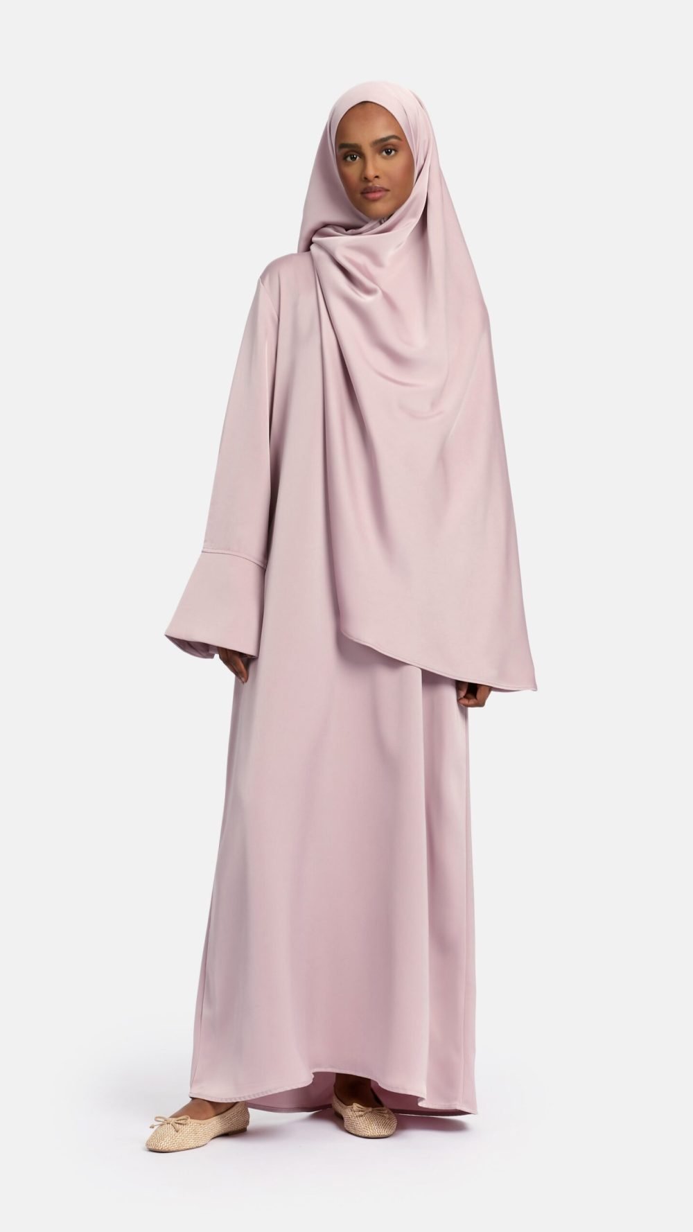 Simplicity abaya Silk Purple
