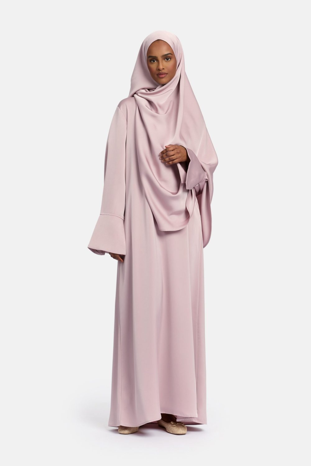 Simplicity abaya Silk Purple - Afbeelding 2