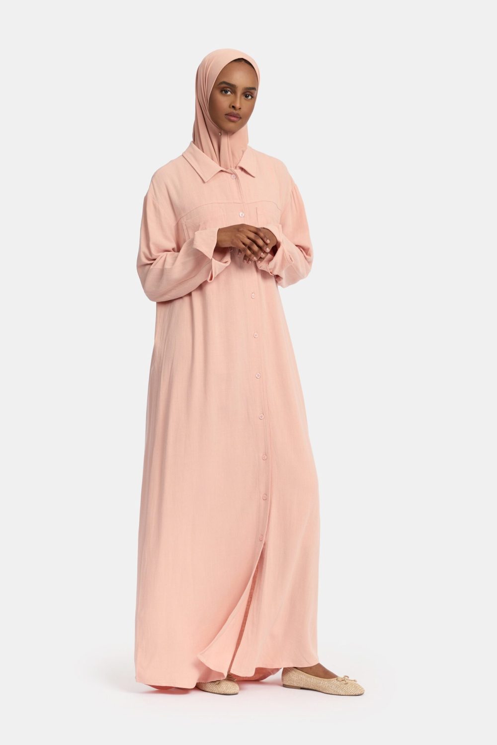 Linen Blouse Old Blush - Afbeelding 3