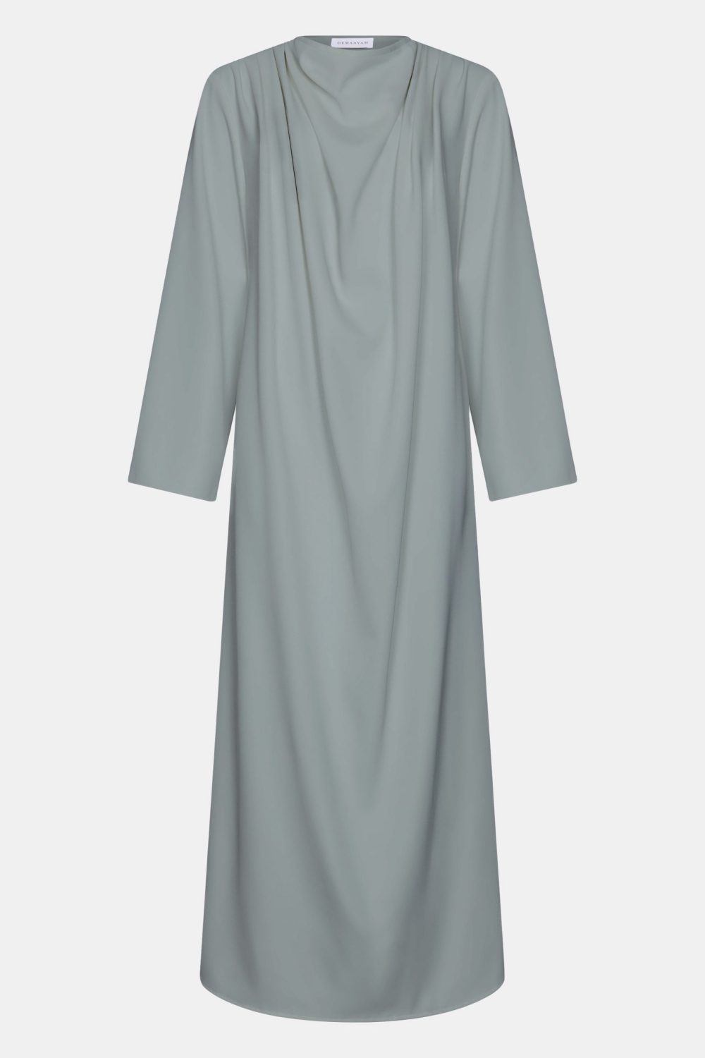 Folded Grace abaya Slate Grey - Afbeelding 4