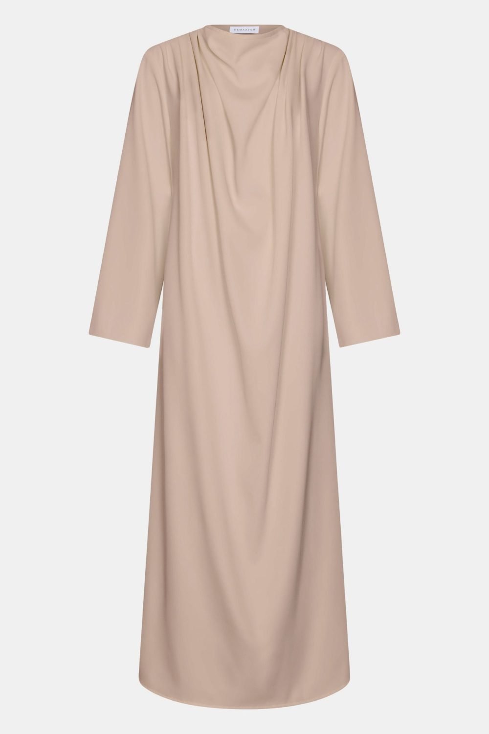 Folded Grace abaya Taupe - Afbeelding 4