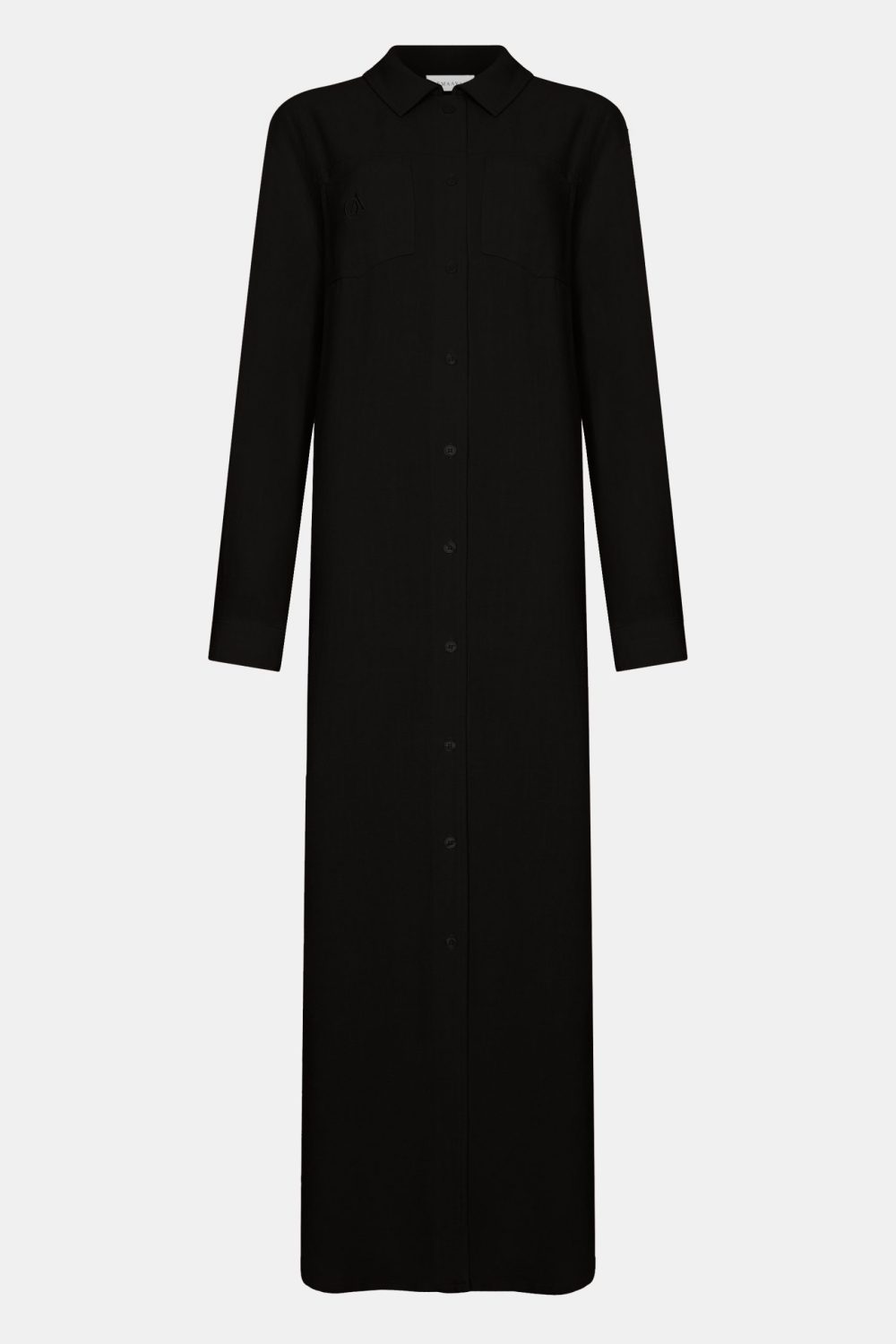 Linen Blouse Black - Afbeelding 2