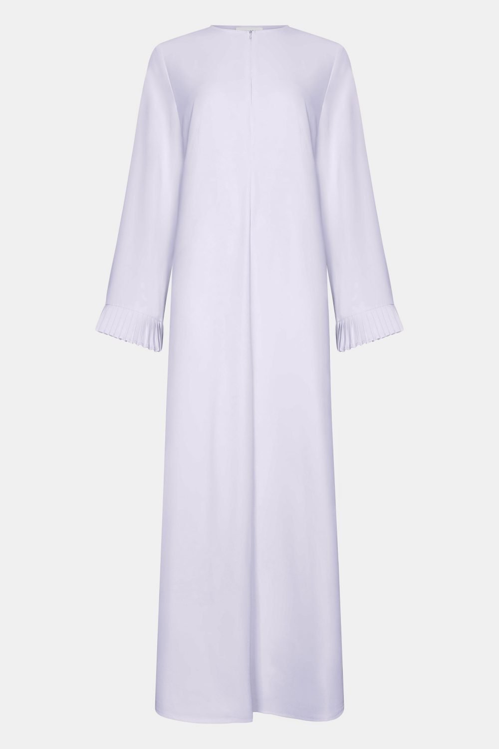 Plisse sleeve abaya Silver Blue - Afbeelding 3