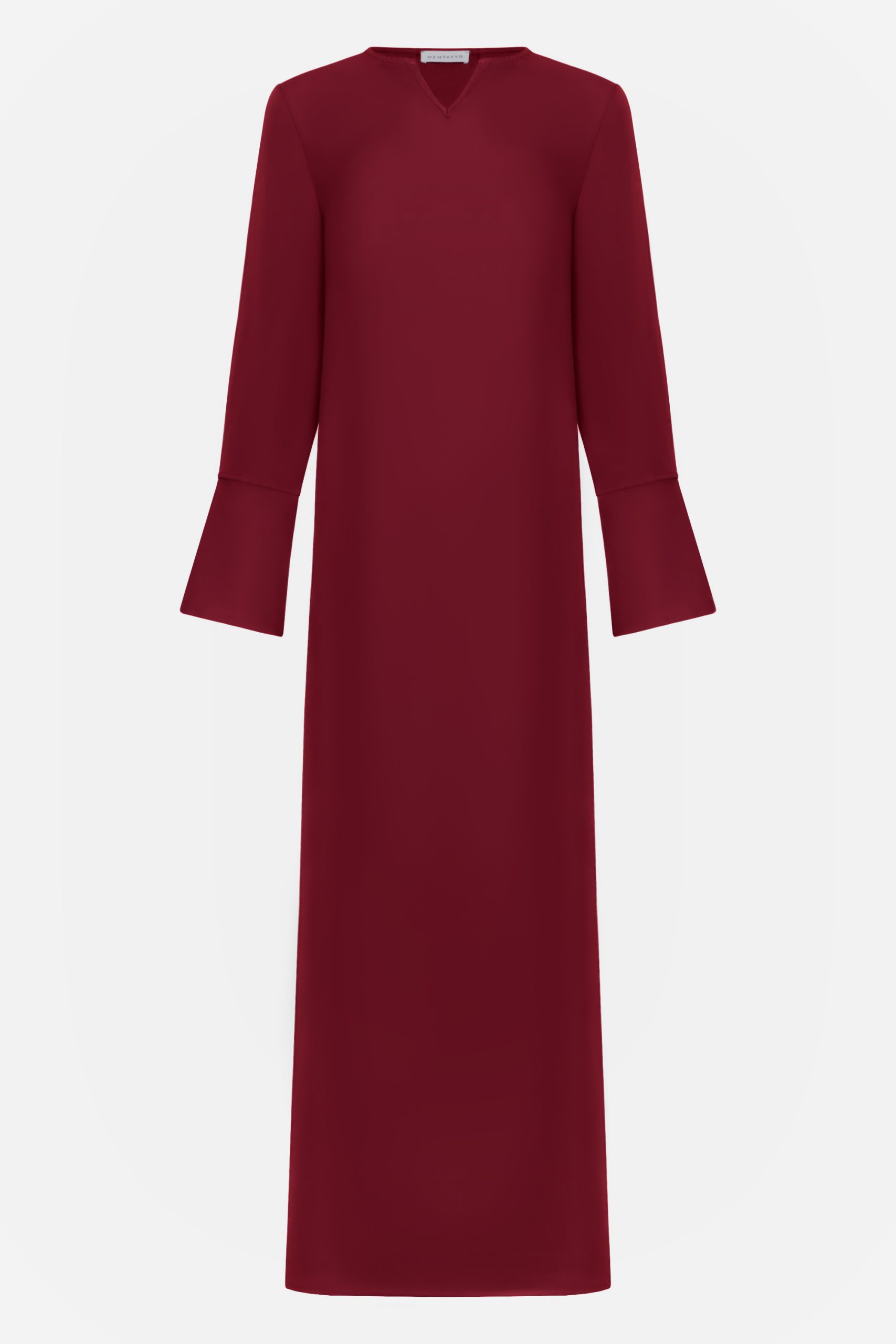 Simplicity abaya Burgundy - Afbeelding 3