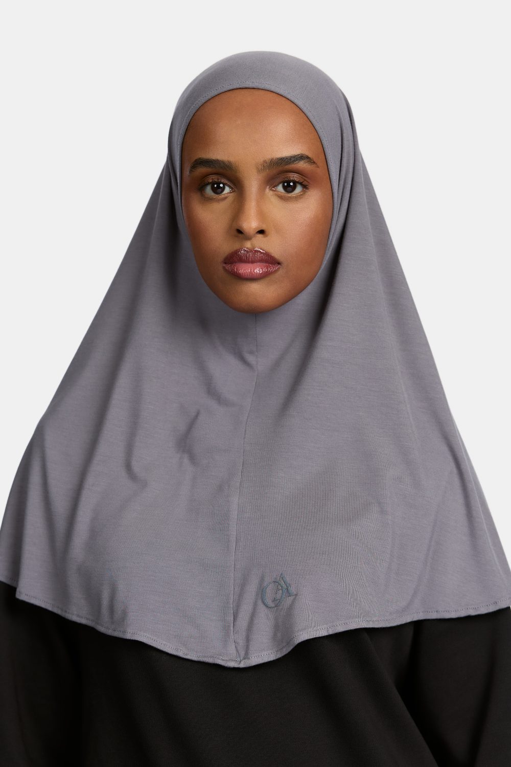 Bamboo jersey Hijab Deep Stone