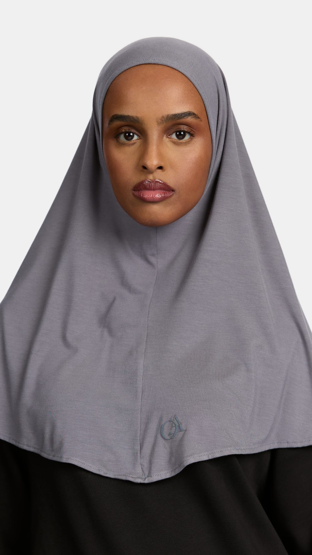 Bamboo jersey Hijab Deep Stone