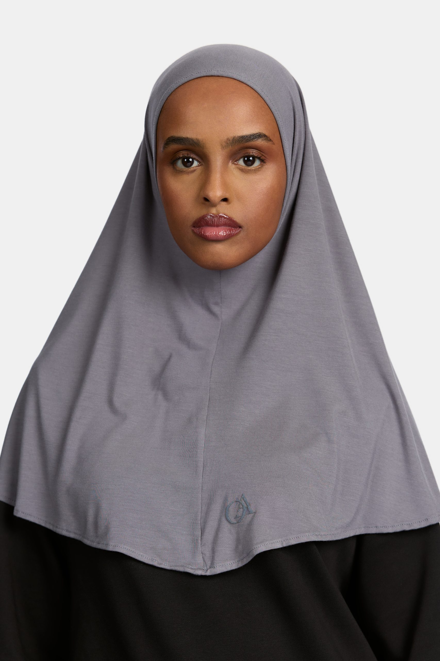 Bamboo jersey Hijab Deep Stone