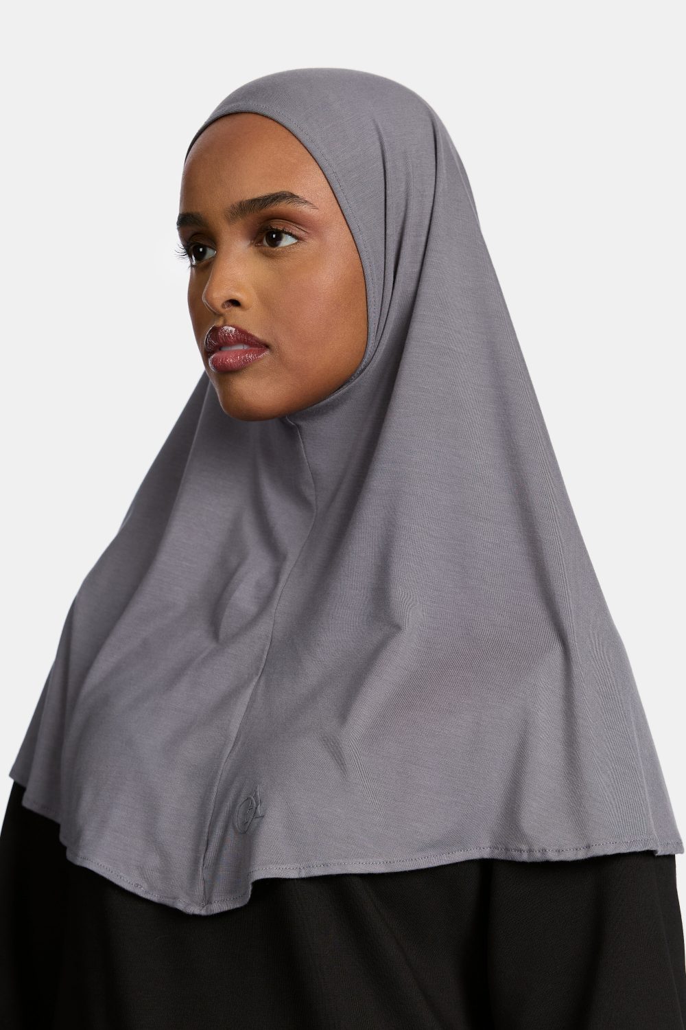 Bamboo jersey Hijab Deep Stone - Afbeelding 2