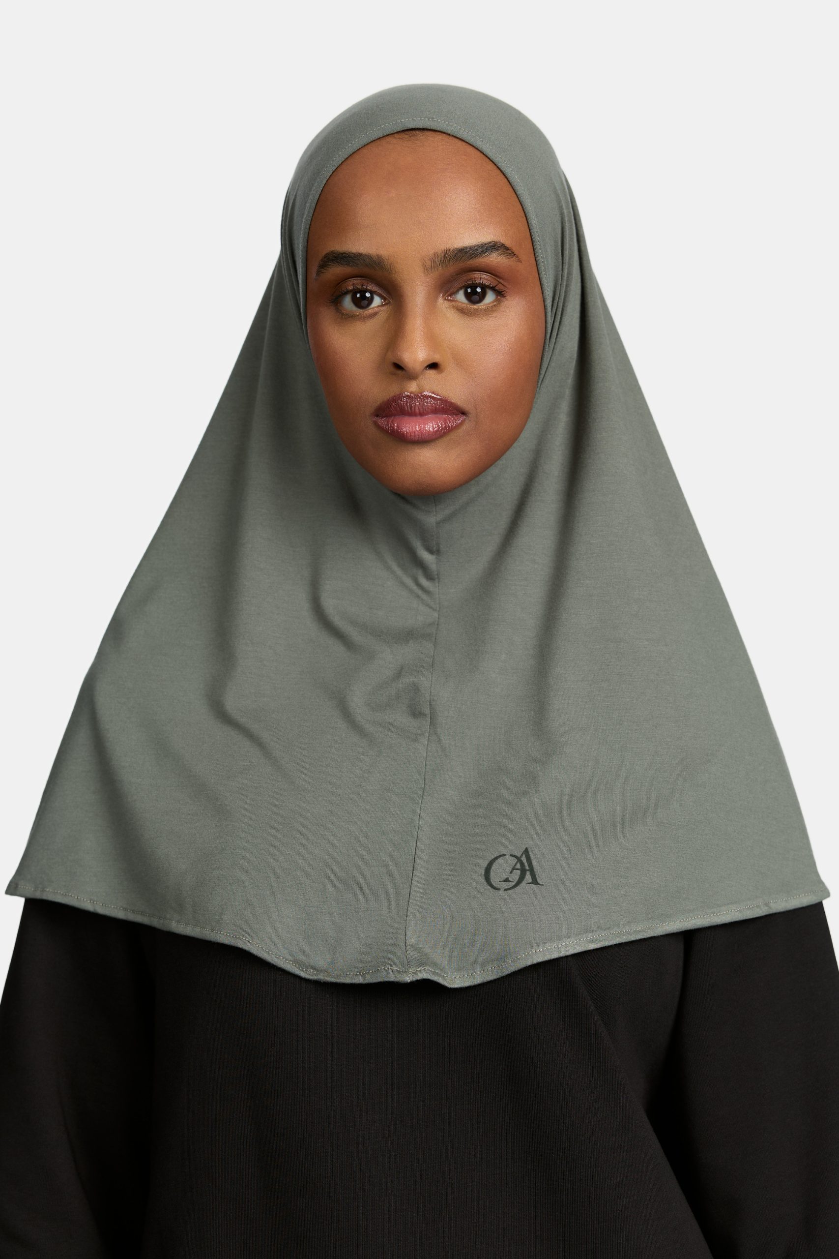 Bamboo jersey hijab Hunter Green