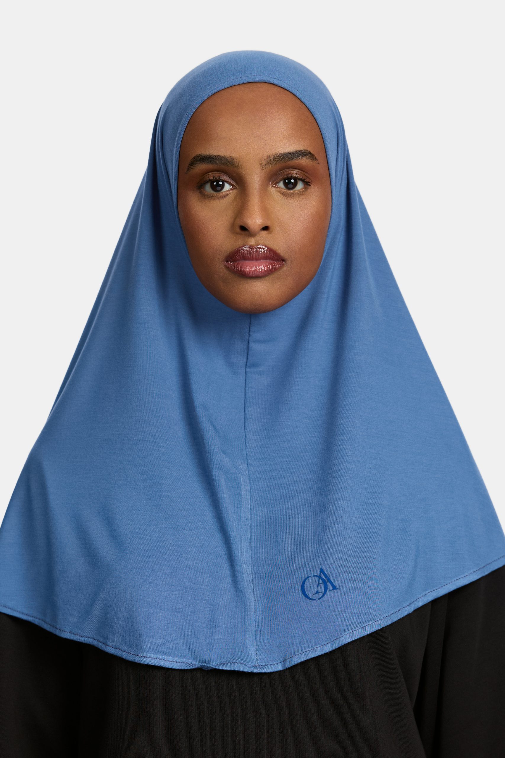 Bamboo jersey hijab Sapphire