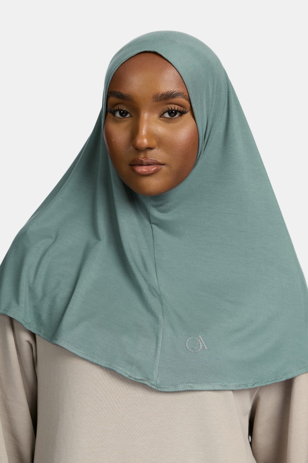 Bamboo jersey hijab Seafoam Green