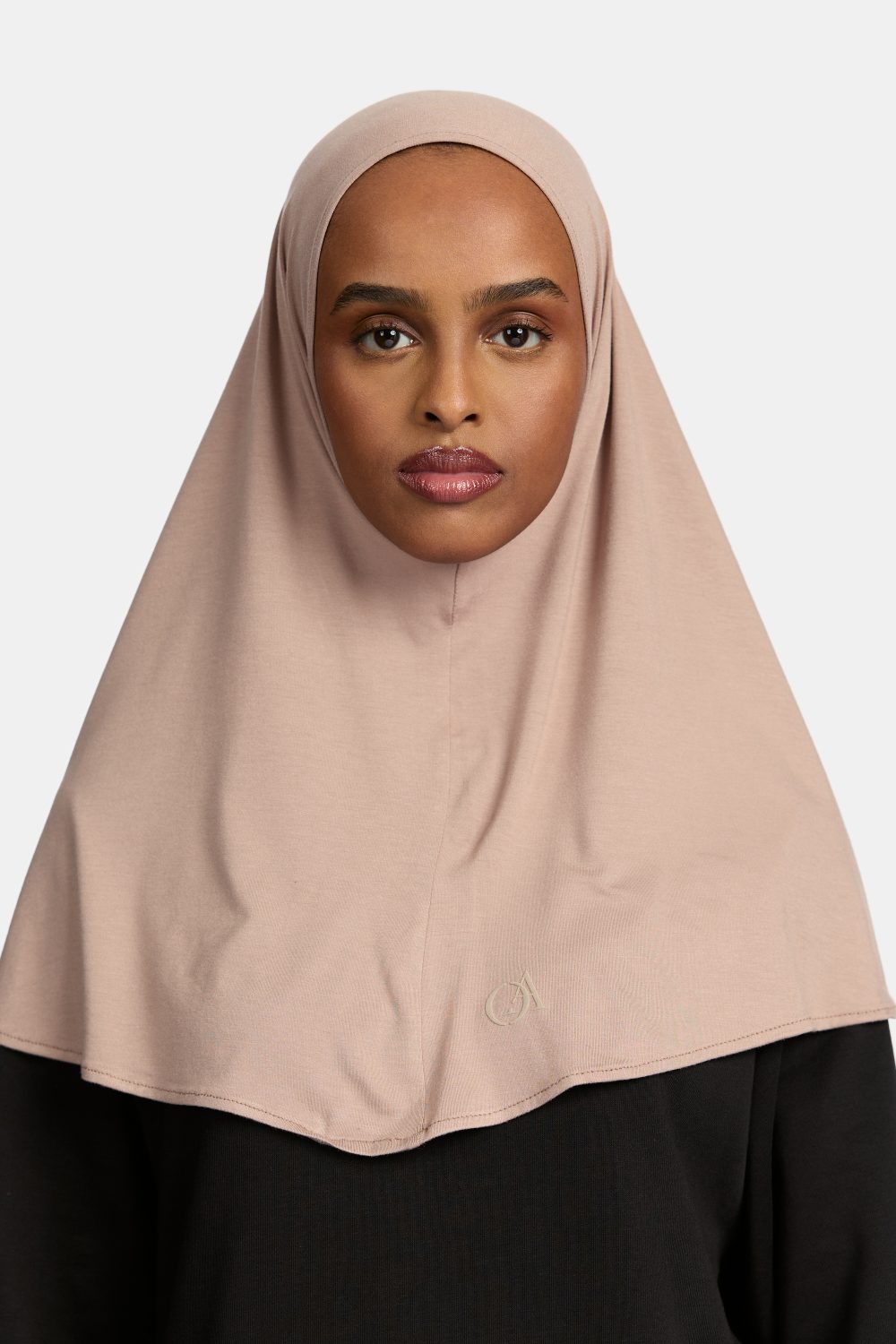 Bamboo jersey hijab Smokey Wood