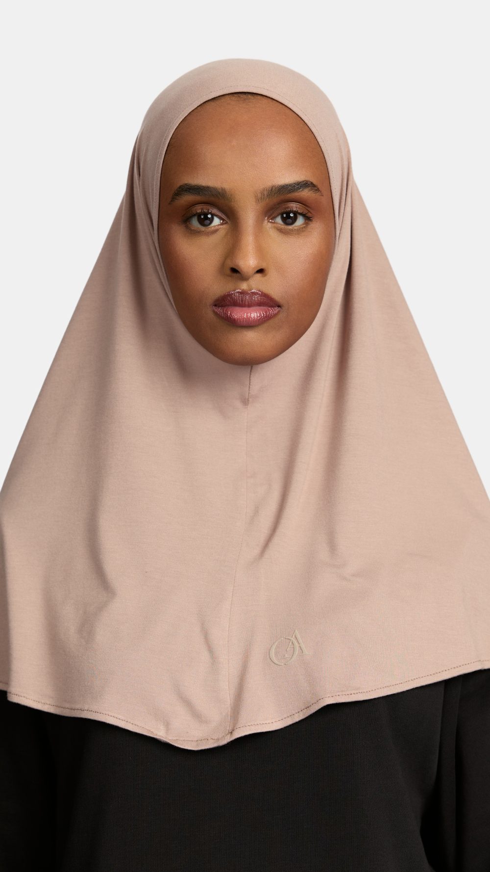 Bamboo jersey hijab Smokey Wood