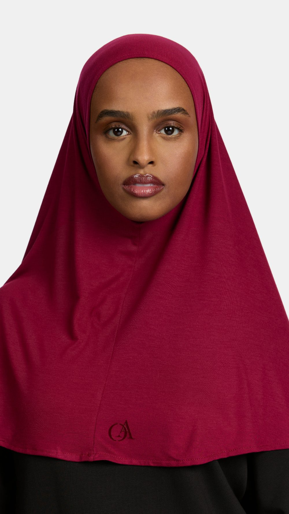 Bamboo jersey hijab Burgundy