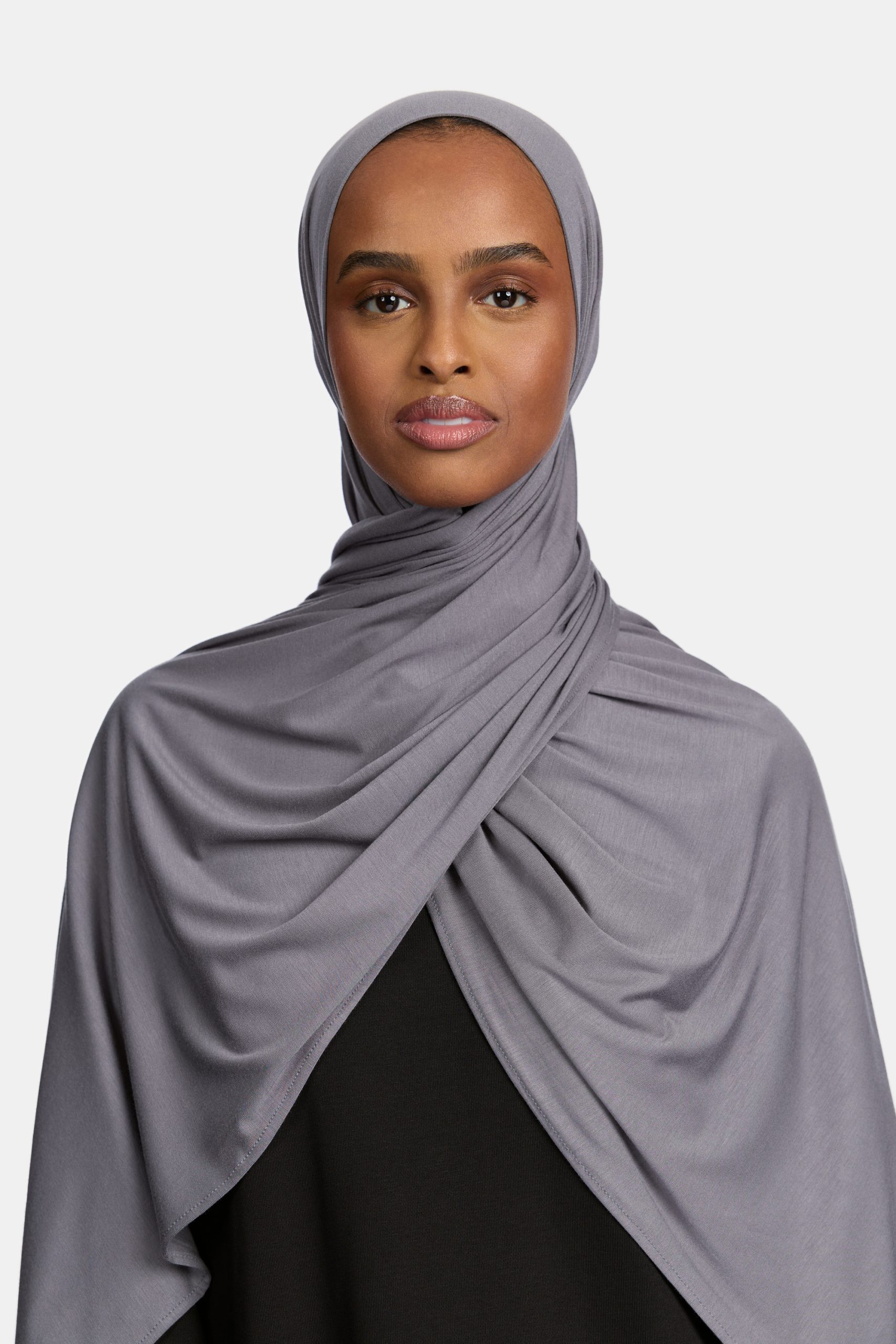 Bamboo jersey scarf Deep Stone