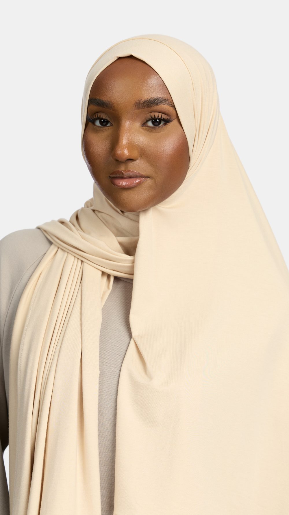 Bamboo Jersey scarf Ecru