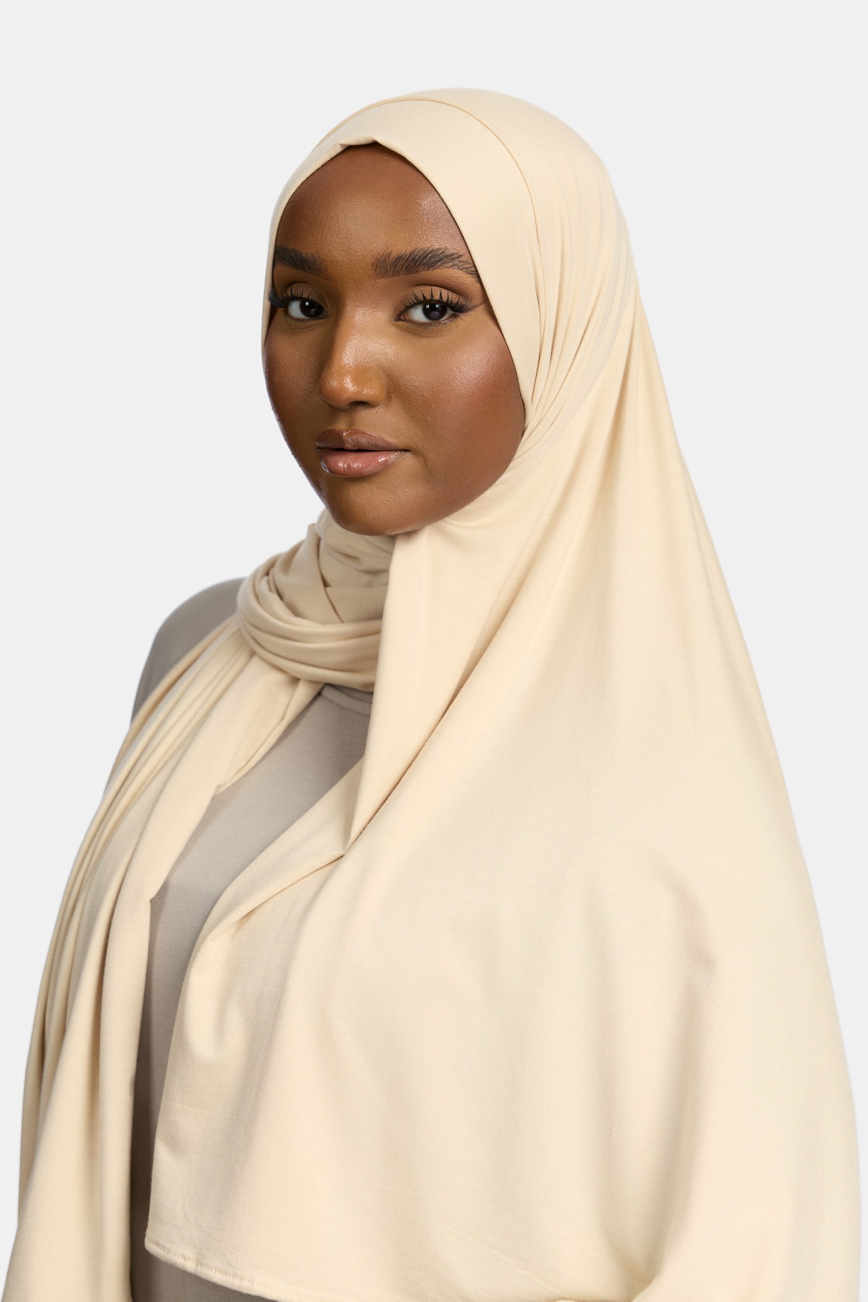 Bamboo Jersey scarf Ecru - Afbeelding 2