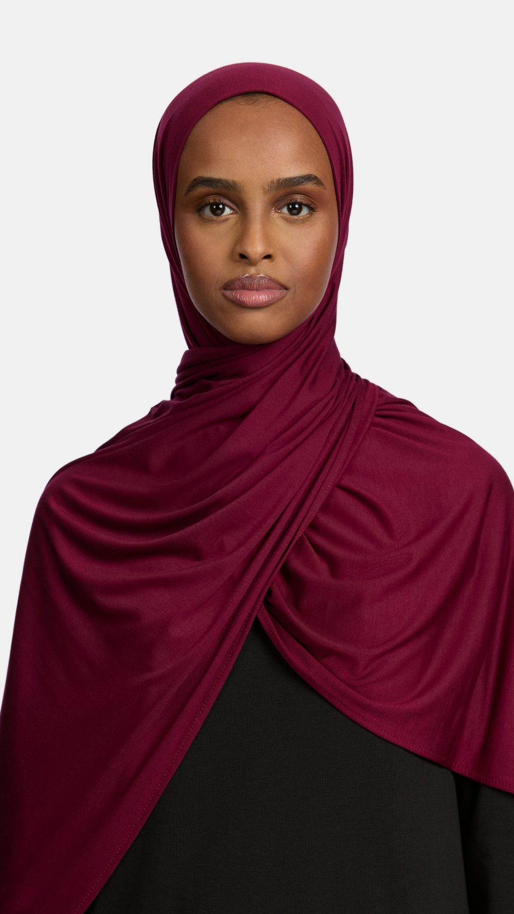 Bamboo jersey scarf Maroon