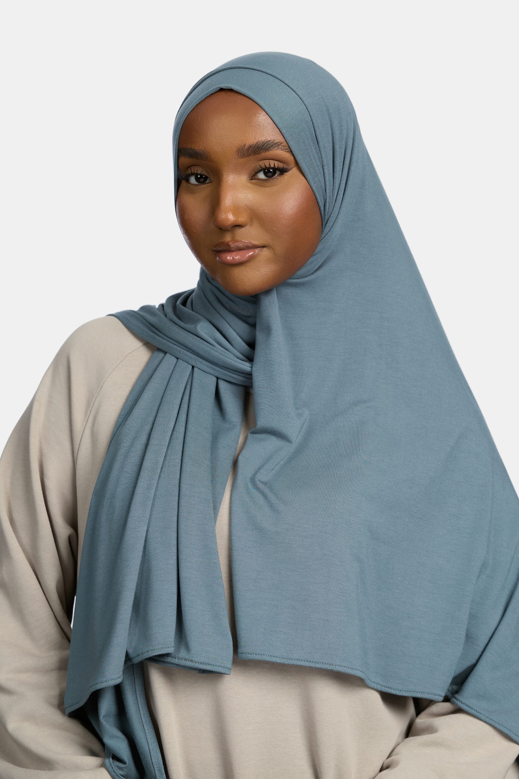 Bamboo jersey scarf Moss Green