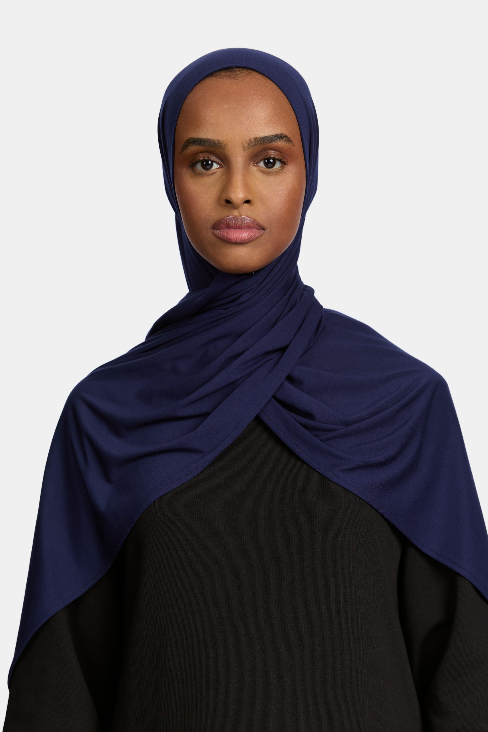 Bamboo jersey scarf Night Blue