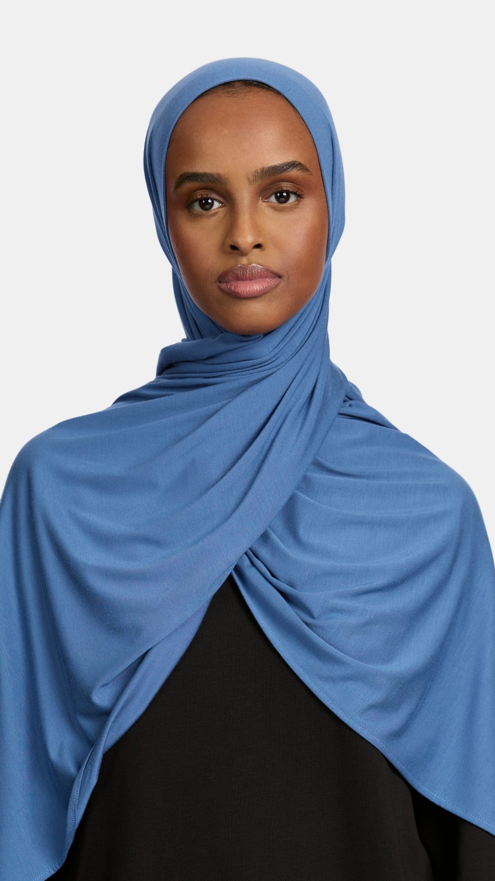 Bamboo jersey scarf Sapphire