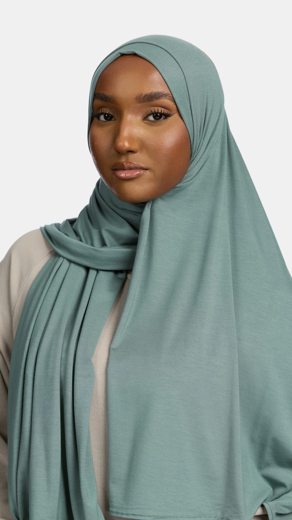 Bamboo jersey scarf Seafoam Green