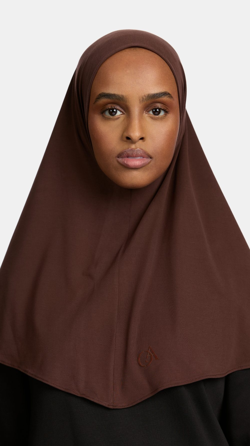 Breathable jersey hijab Chocolate