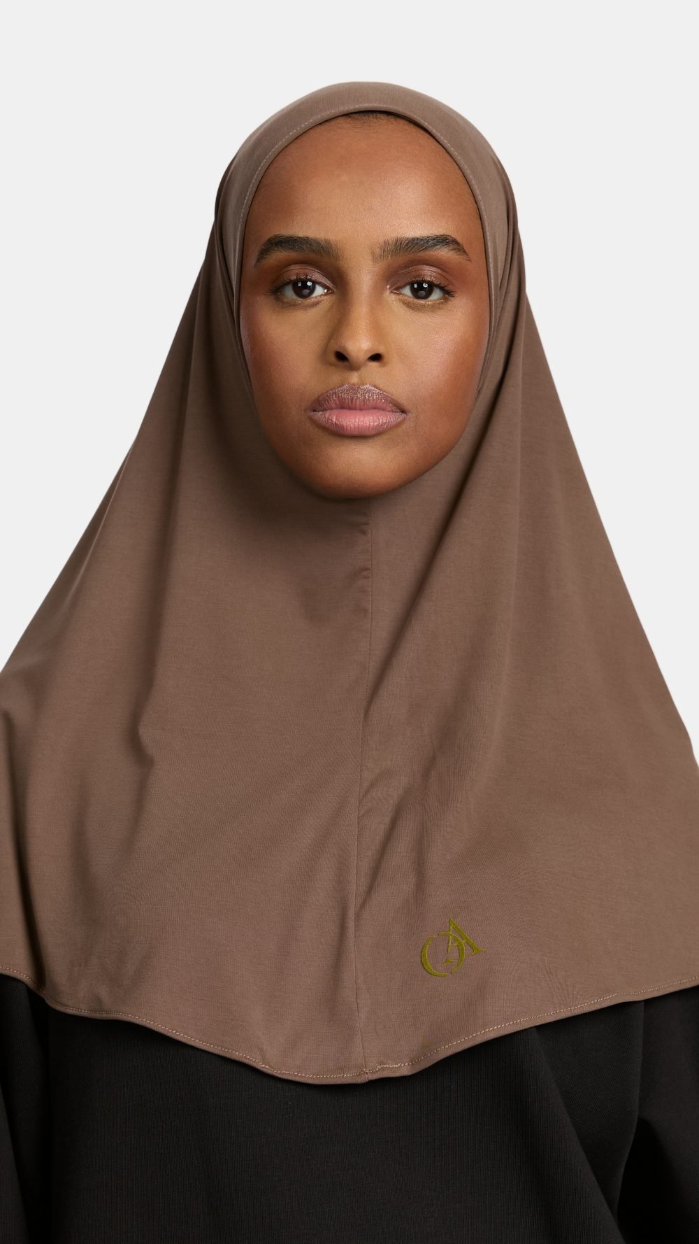 Breathable jersey hijab Hazel Brown