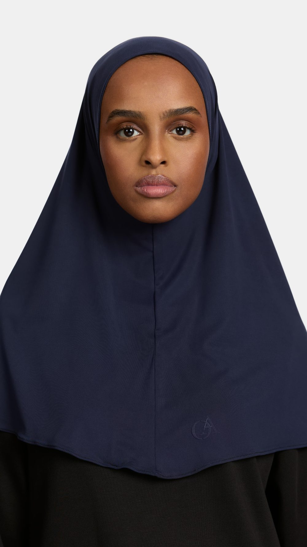 Breathable jersey hijab Navy Blue